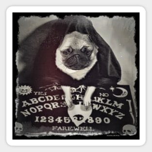 Ouija Pug Magnet